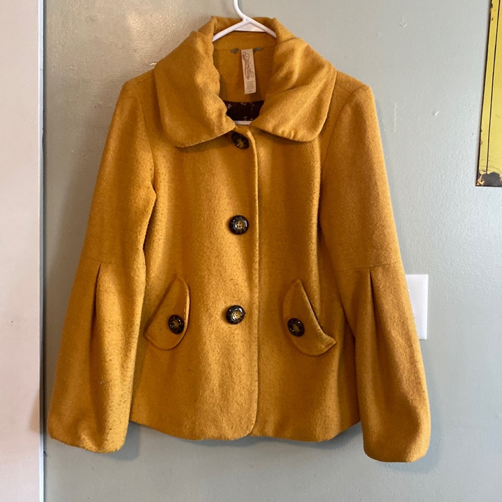Vintage Mustard Coat